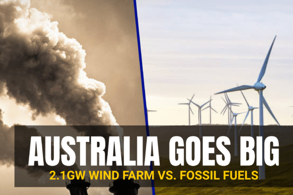 WA Fortescue Sparks 2.1GW Wind Farm to Crush fossil fuels